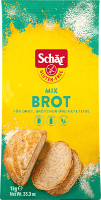 Bloemmix voor brood, broodjes en gistdeeg, glutenvrij, 1 kg