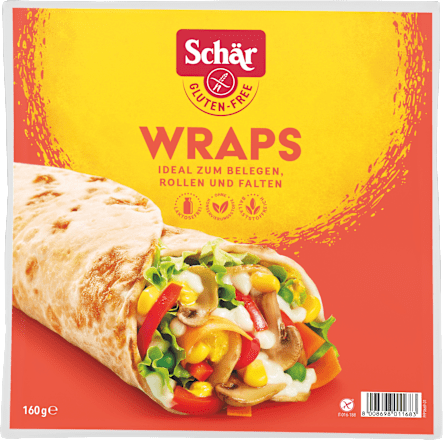 Wraps (2 stuks), glutenvrij, 160 g