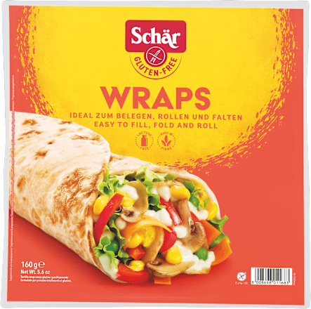 Wraps (2 stuks), glutenvrij, 160 g
