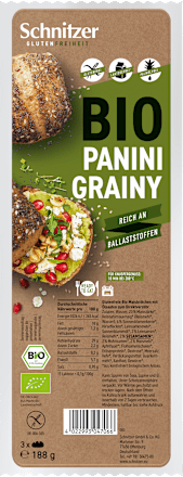 Broodjes, Panini Grany met oliehoudende zaden (3 stuks), 188 g