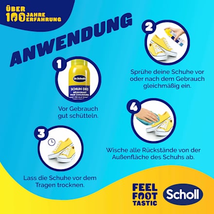 Schoenendeodorantspray Fresh Step Odour Stop, 150 ml