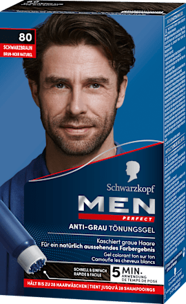 Intensieve tint anti-grijs gel 80 zwartbruin, 1 stuk