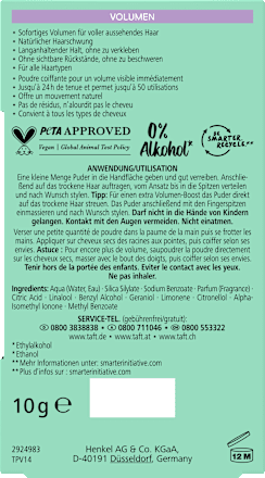 Haarpoeder VOLUME, 10 g