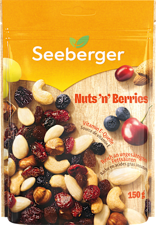 Noten- en gedroogd fruitmix, Nuts 'n Berries, 150 g