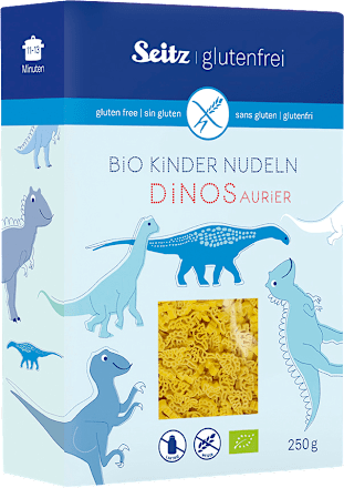 Pasta, dinosaurus, glutenvrij, 250 g