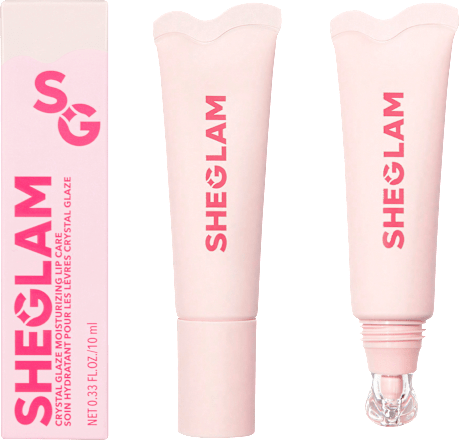 Lipgloss Care Crystal Glaze Aardbeienmelk, 10 g