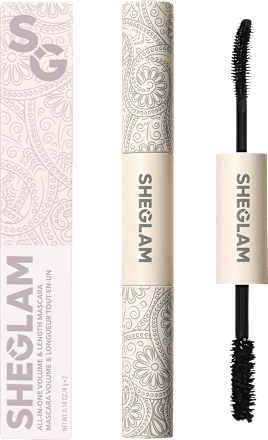 Mascara All In One Volume &amp; Lengte Afwasbaar Zwart, 8 g