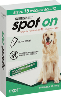 Vloeistof voor insectenwerend middel voor grote honden (5x3 ml), 15 ml