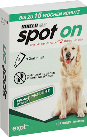 Vloeistof voor insectenwerend middel voor grote honden (5x3 ml), 15 ml