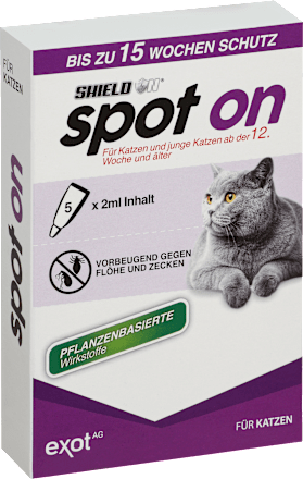 Vloeistof voor insectenwerend middel voor katten (5x2 ml), 10 ml