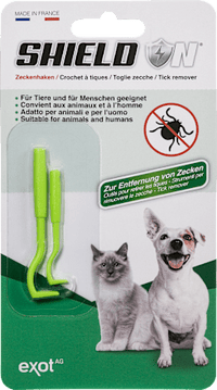 Accessoires voor honden en katten, tekenhaak, 2 stuks