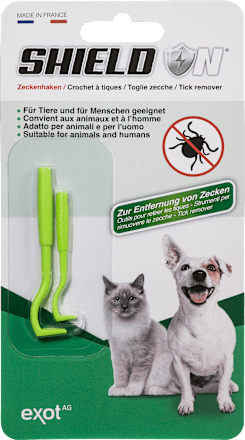 Accessoires voor honden en katten, tekenhaak, 2 stuks