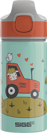 Kinderdrinkfles van aluminium met tractor, 400 ml, 1 stuk