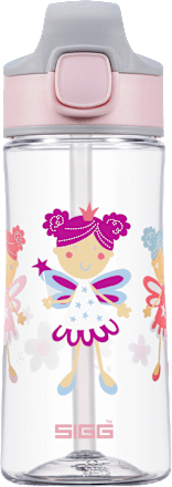 Kinderdrinkfles Fairy Friend, roze/grijze prinses, 450 ml, 1 st.