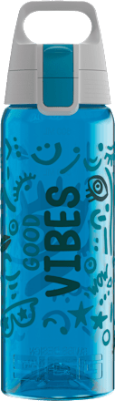 Total Color Good Vibes Kinderdrinkfles Blauw, 600 ml, 1 st.