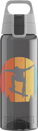 Kinderdrinkfles Total Color Skate zwart, 600 ml, 1 stuk