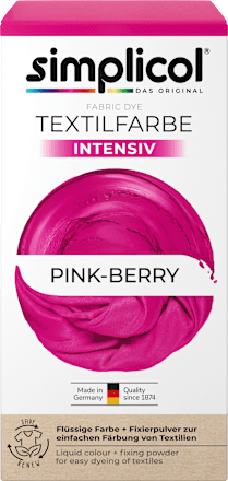 Textielverf intensief roze-bessen, 1 st.