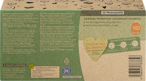 Tissues Box Recycling 3-laags, 160 stuks