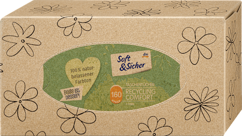 Tissues Box Recycling 3-laags, 160 stuks