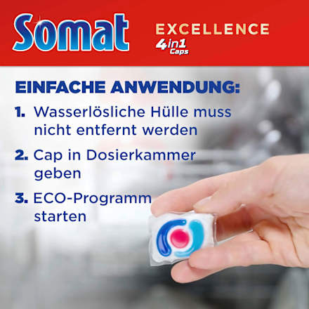 Vaatwasserdoppen Excellence 4in1, 57 stuks