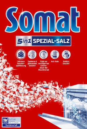 Vaatwaszout speciaal zout, 1,2 kg
