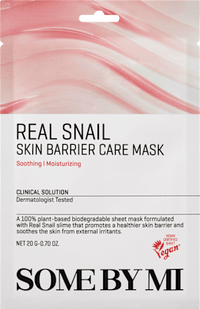 Sheetmasker Echte Slakkenhuid Barrièreverzorging, 20 g
