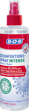 Desinfecterende spray Intense Hand &amp; Oppervlakte, 250 ml