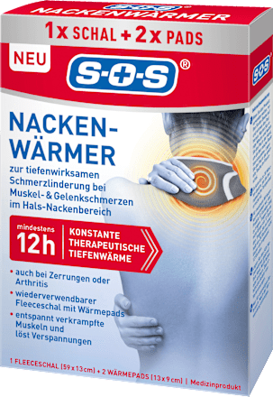 Nekwarmer + sjaal, 2 stuks