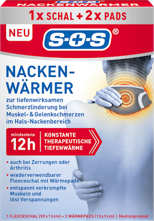 Nekwarmer + sjaal, 2 stuks