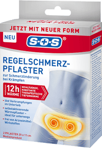 Menstruatiepijnpleisters, 2 stuks