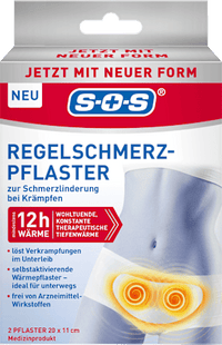 Menstruatiepijnpleisters, 2 stuks