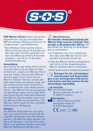 Verwarmingsgordel, 1 stuk