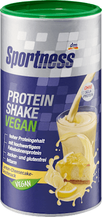 Eiwitpoeder, veganistische eiwitshake, citroen-cheesecake smaak, 280 g