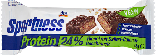 Proteïnereep 24%, gezouten karamelsmaak, 45 g