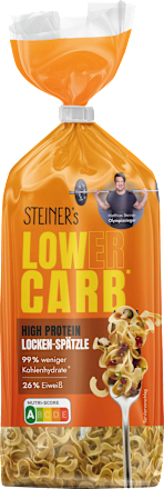 Noedels, koolhydraatarm, eiwitrijk krullenspaetzle, 250 g