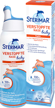 Neusspray &amp; spoeling 2-in-1, verstopte neus baby, 50 ml
