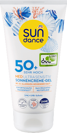 Zonnebrandgel, MED ultra gevoelig, SPF 50+, 150 ml