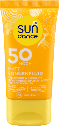Matterende zonnebrandcrème voor het gezicht SPF 50, 50 ml