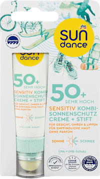 Zonnebeschermingscombicrème + stick gevoelig SPF50+ (25 ml + 3 g), 1 stuk