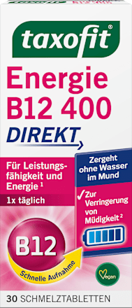 Vitamine B12 Energie Smelttabletten 30 stuks, 4,5 g