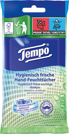 Handhygiënedoekjes voor onderweg, 10 stuks