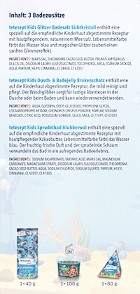 Cadeauset badadditieven kinderen onderwateravontuur 3-delig, 1 stuk
