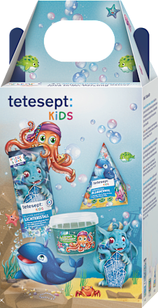 Cadeauset badadditieven kinderen onderwateravontuur 3-delig, 1 stuk