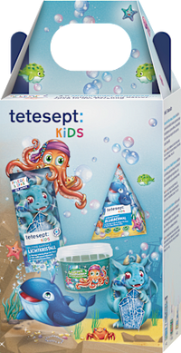 Cadeauset badadditieven kinderen onderwateravontuur 3-delig, 1 stuk