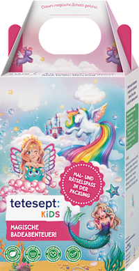 Cadeauset kinderbadtoevoeging Magische Avonturen 4-delig, 1 stuk