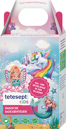 Cadeauset kinderbadtoevoeging Magische Avonturen 4-delig, 1 stuk