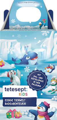 Cadeauset kinderbadtoevoeging dierenwereld 3-delig, 1 stuk