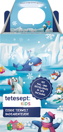 Cadeauset kinderbadtoevoeging dierenwereld 3-delig, 1 stuk