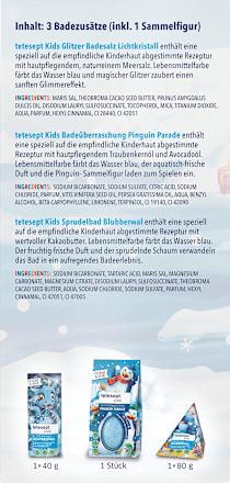 Cadeauset kinderbadtoevoeging dierenwereld 3-delig, 1 stuk