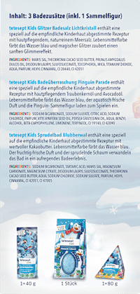 Cadeauset kinderbadtoevoeging dierenwereld 3-delig, 1 stuk